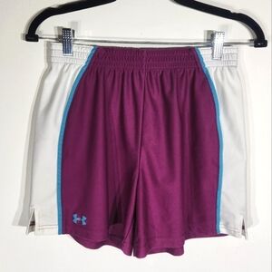 Under Armour Heat Gear Shorts Womens Small Purple